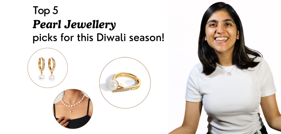 5 Stunning Pearl Jewellery pieces to embrace this Diwali