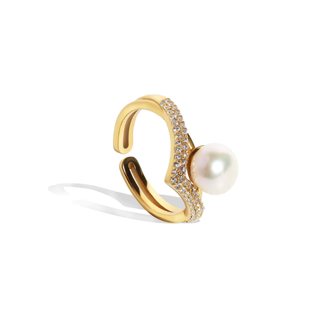 Crown Pearl Ring
