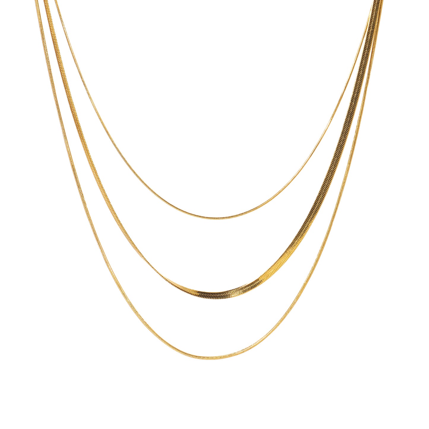 Triple Layer Rope Necklace