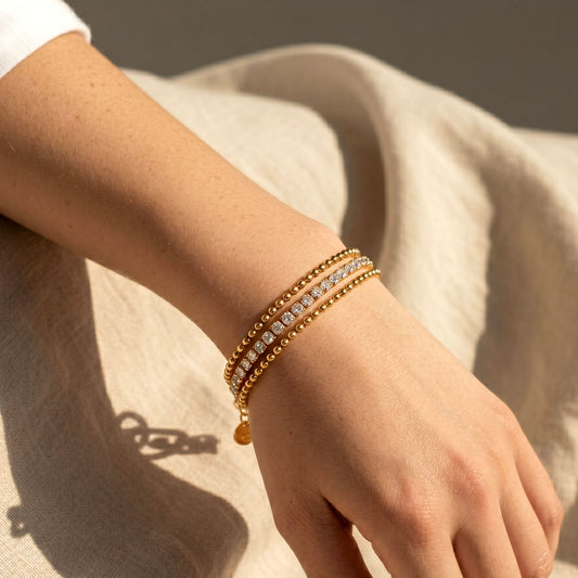 Three Way Sparkle Chain Bracelet