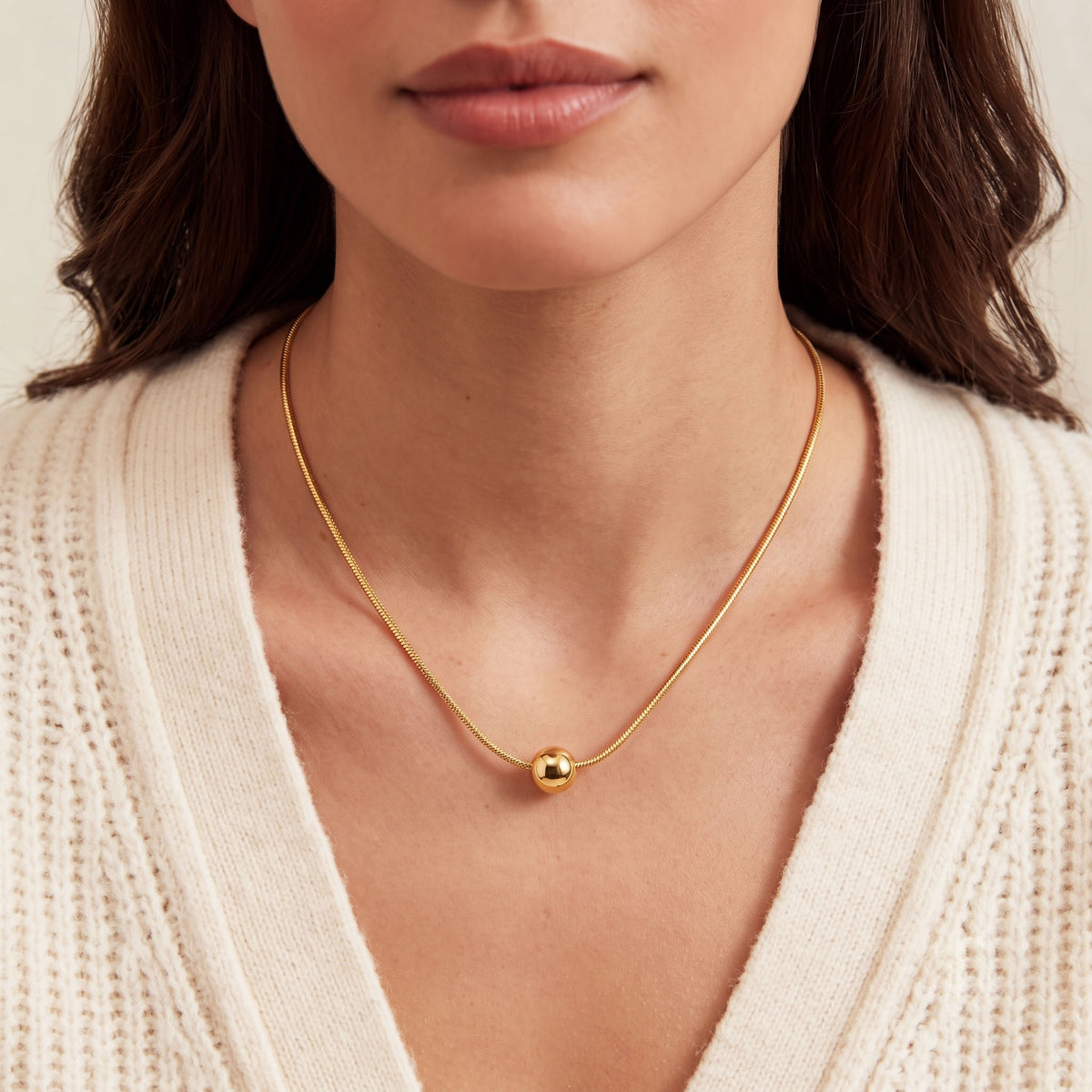 Sphere Ball Necklace