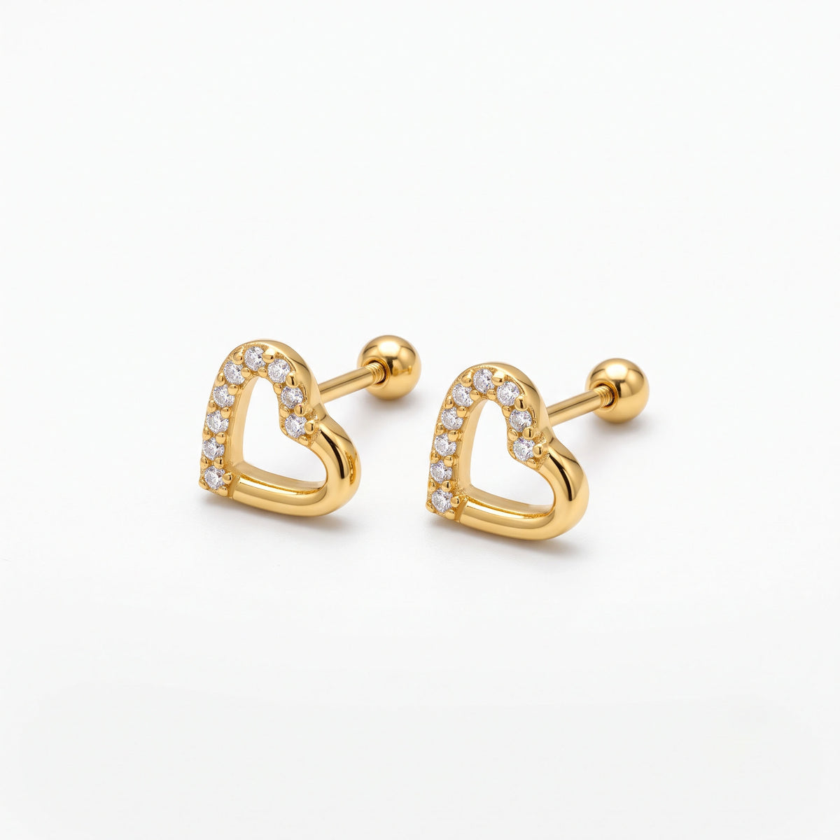 Forever Heart Studs