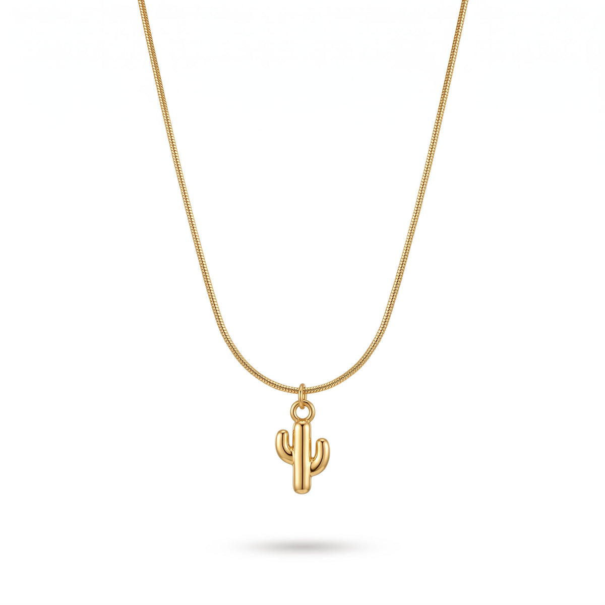 Sculpted Cactus Necklace