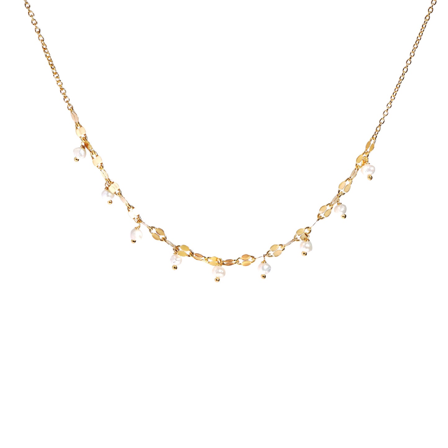 Glimmer Pearl Necklace