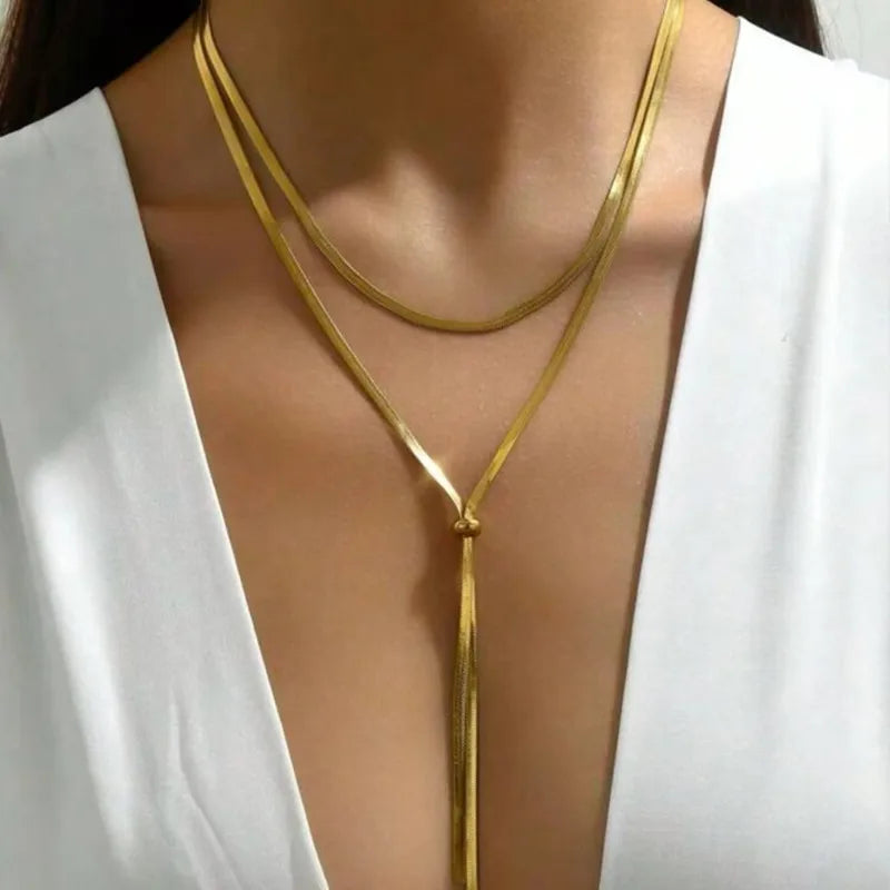 Power Tie Necklace