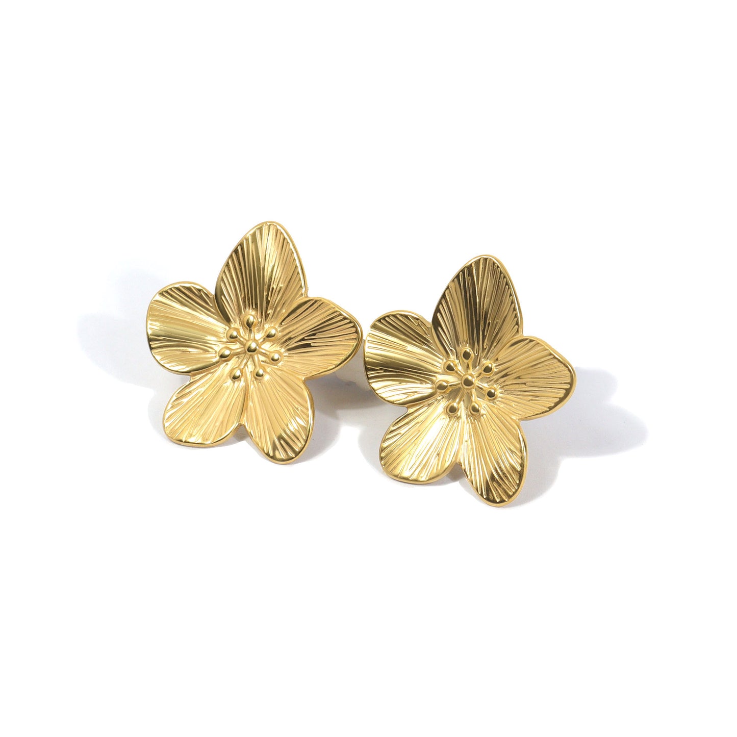 Vintage Flower Stud Earrings