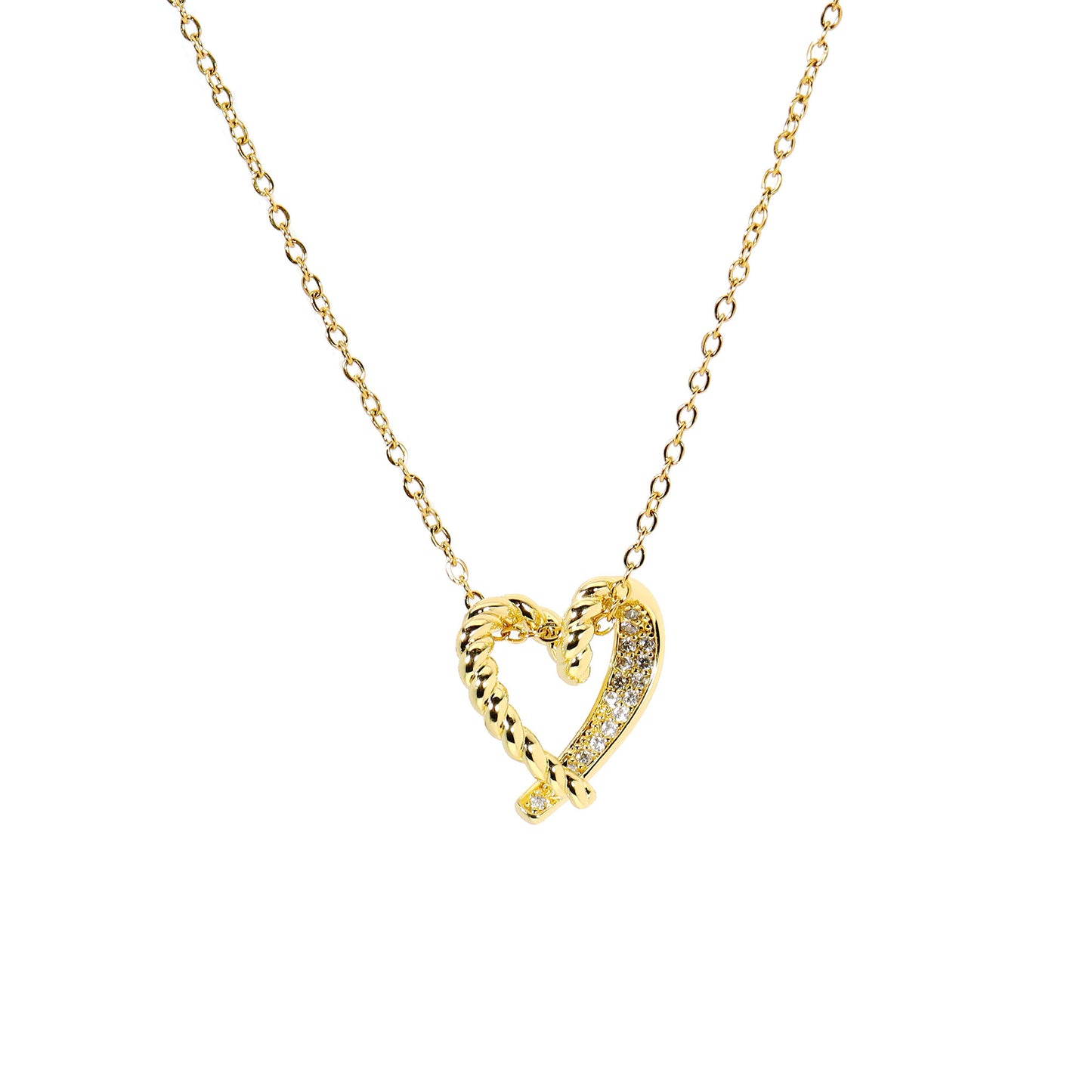 Braided Heart Pendant