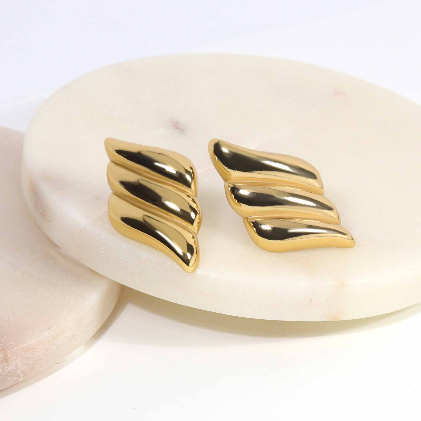 Chunky Croissant Earrings