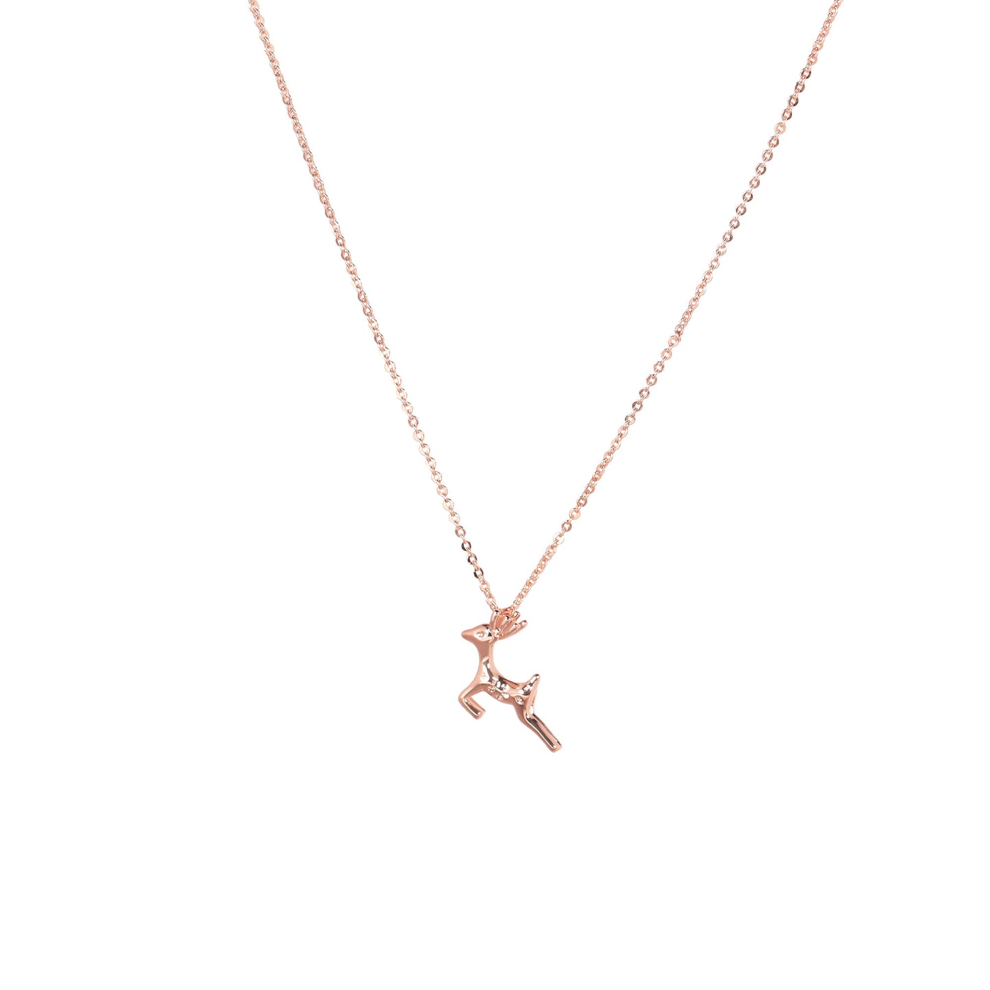Rose Gold Deer Pendant