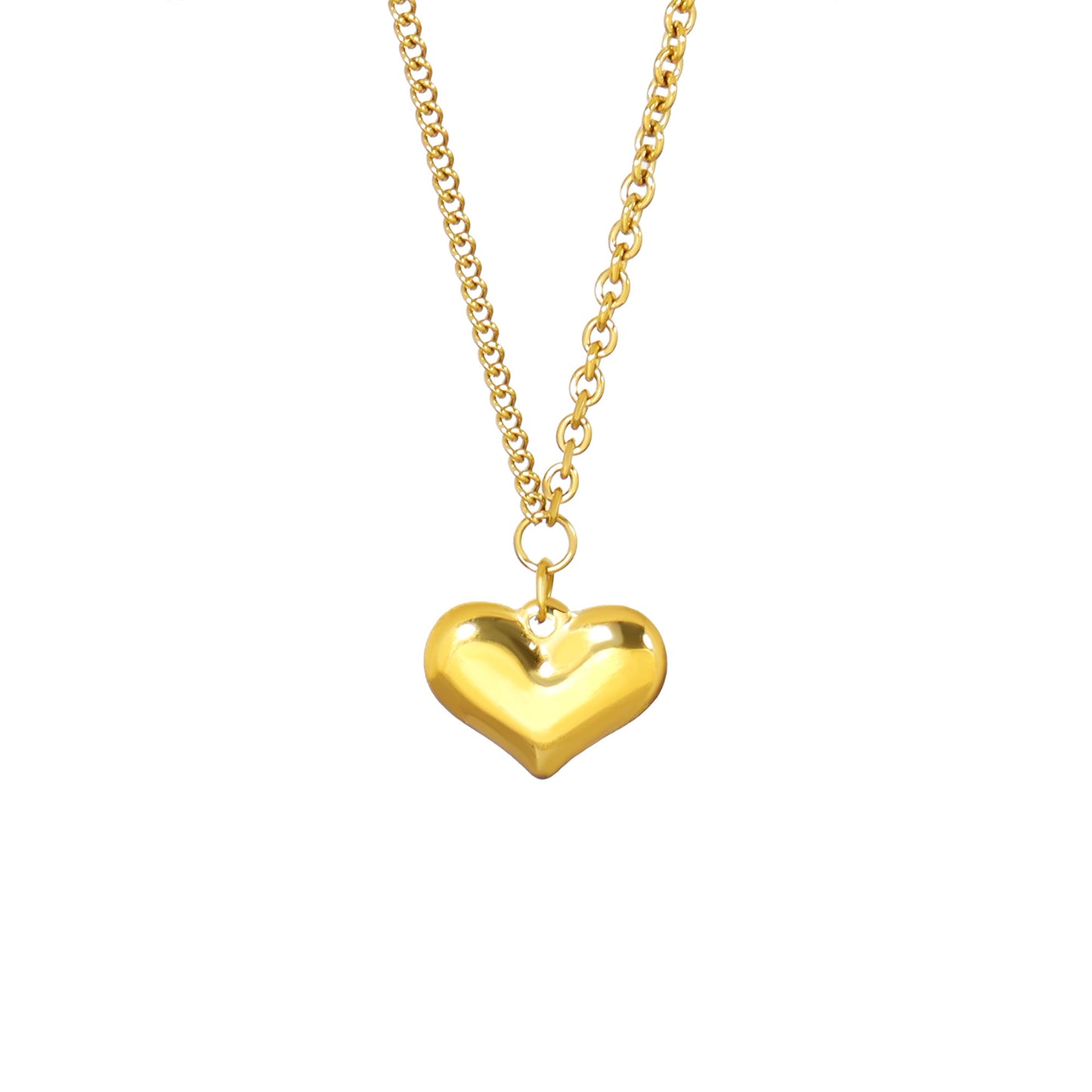Dual Chain Heart Pendant