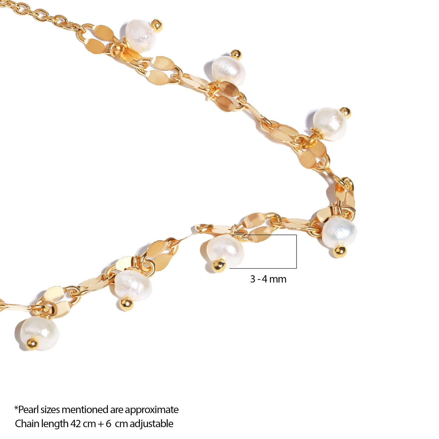 Glimmer Pearl Necklace