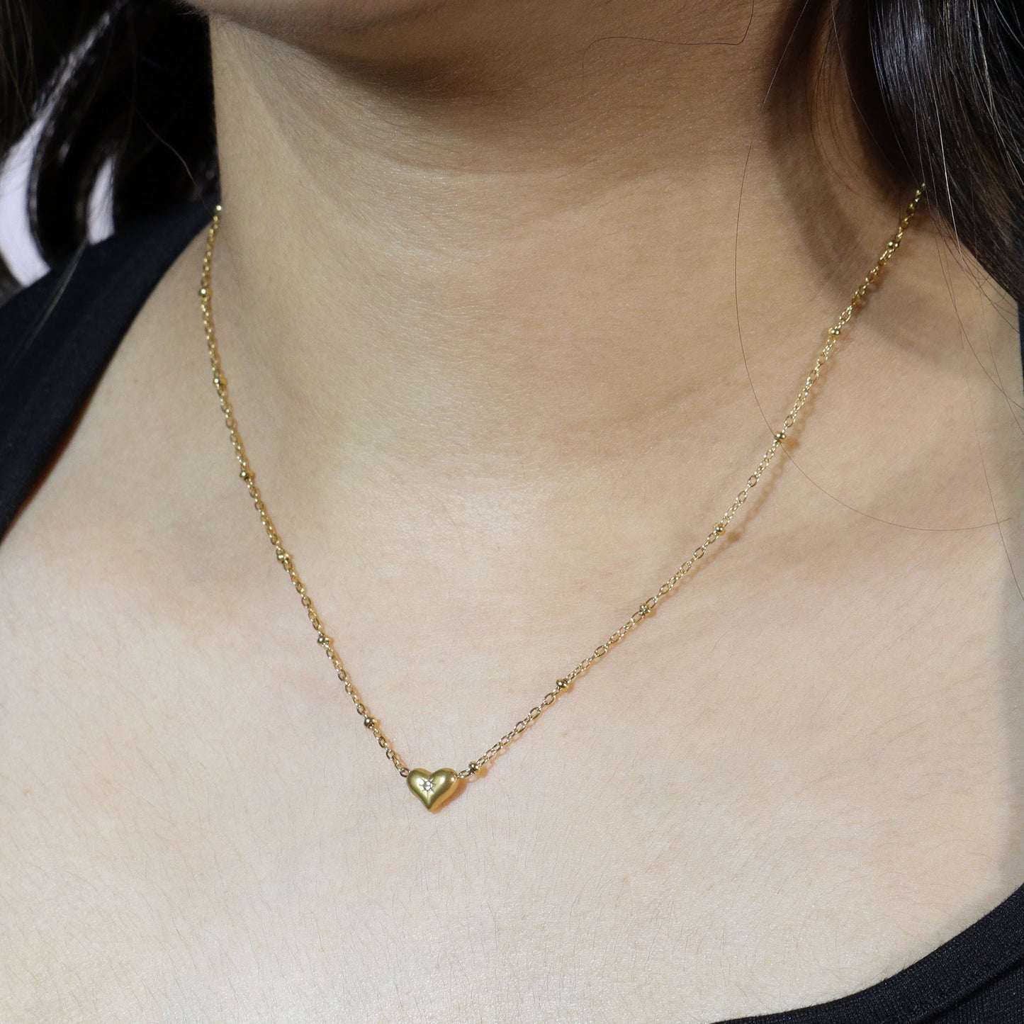Mini Heart Gold Pendant