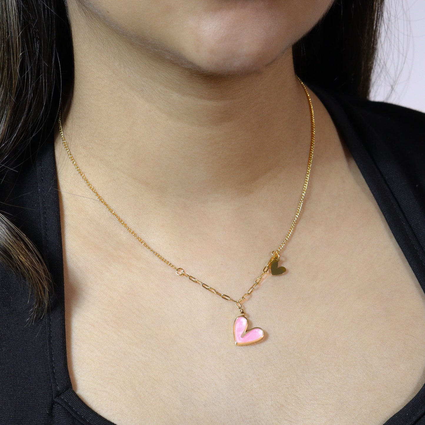 Graceful Hearts Charm Pendant