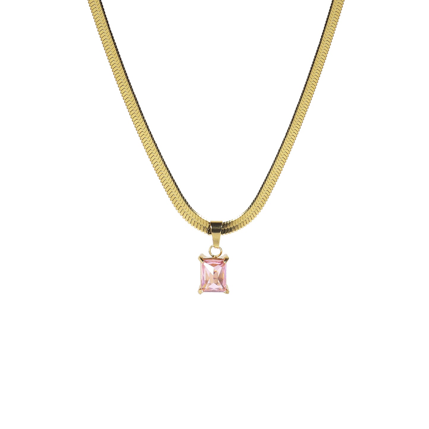 Pink Emerald Pendant