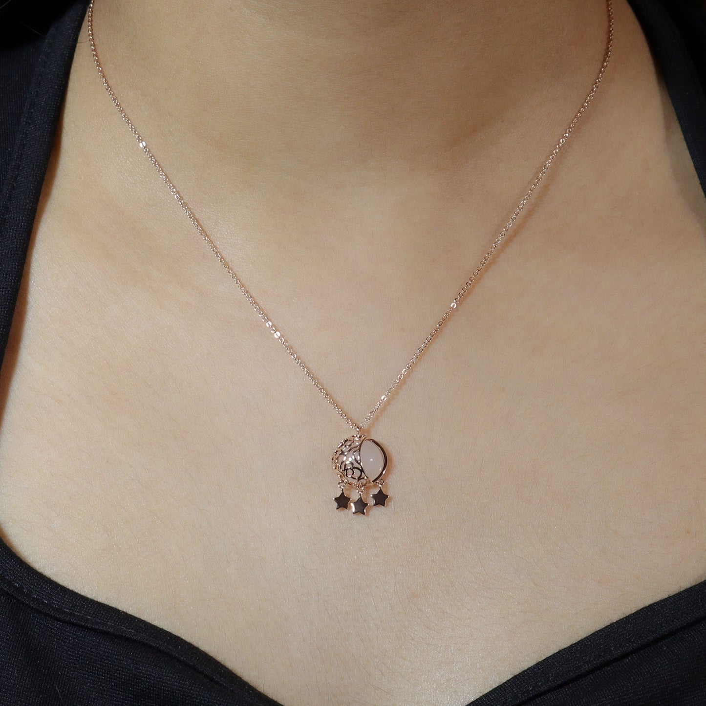 Stars and Moon Pendant