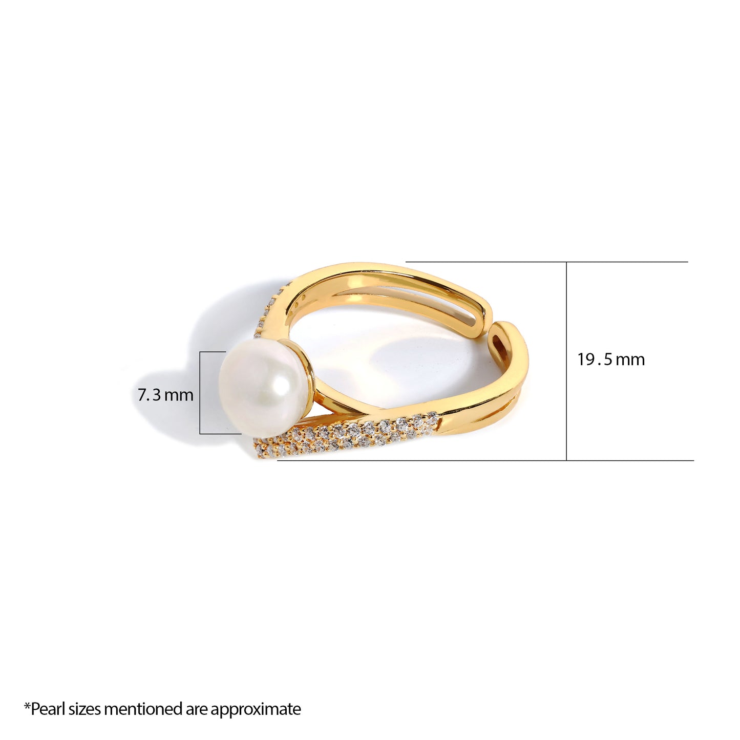 Crown Pearl Ring