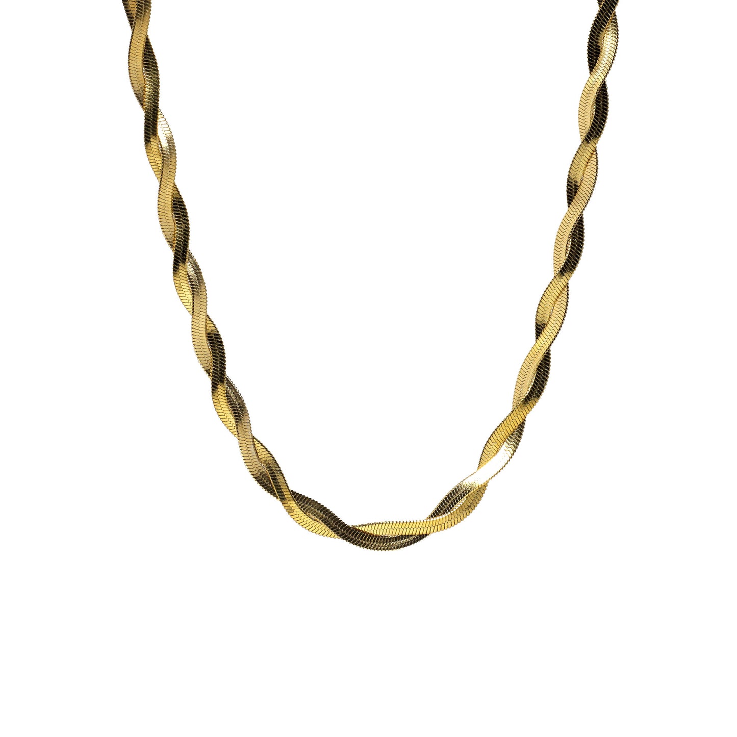 Braided Snake Chain Necklace