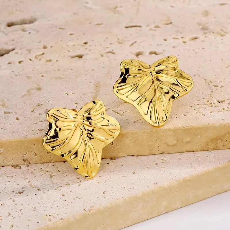 Golden Vine Statement Earrings