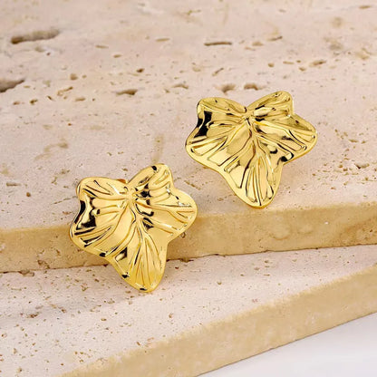 Golden Vine Statement Earrings