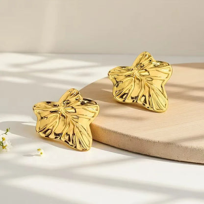 Golden Vine Statement Earrings