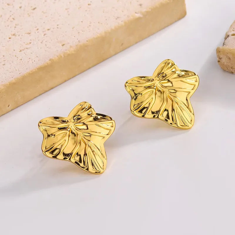 Golden Vine Statement Earrings