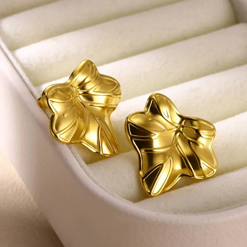 Golden Vine Statement Earrings