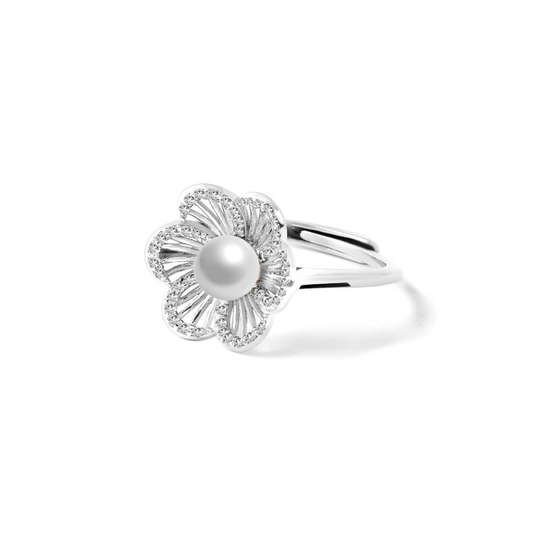 Floral Pearl Ring