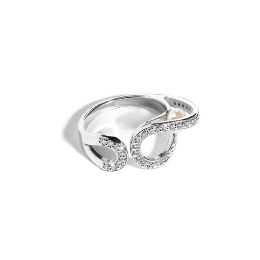 Floating Pearl Ring