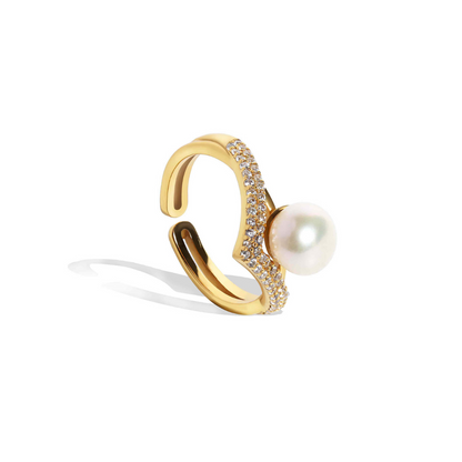 Crown Pearl Ring