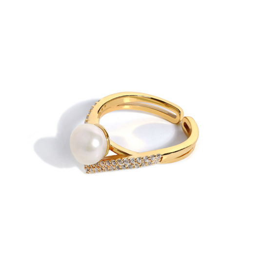 Crown Pearl Ring