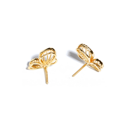Butterfly Pearl Earrings