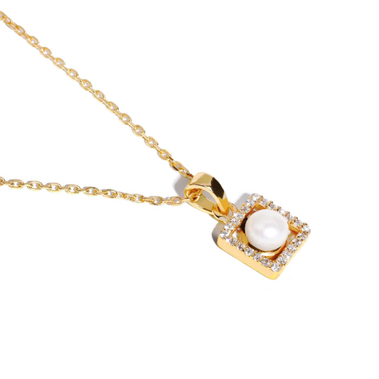 Quadrate Pearl Pendant