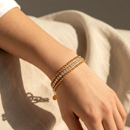 Three Way Sparkle Chain Bracelet