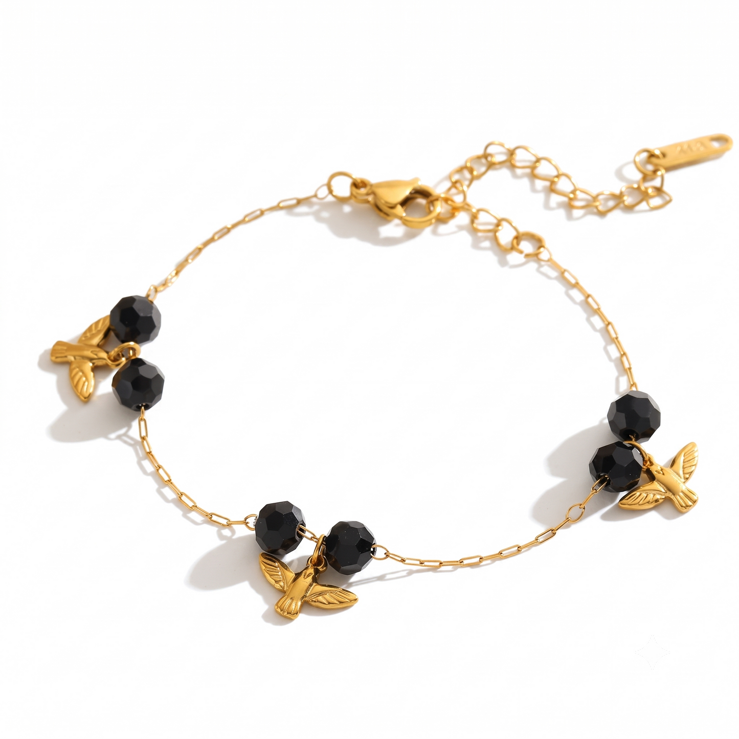 Sparrow Charm Bracelet