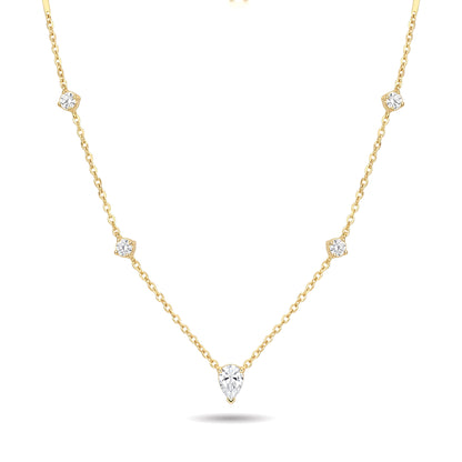 Floating Crystal Necklace