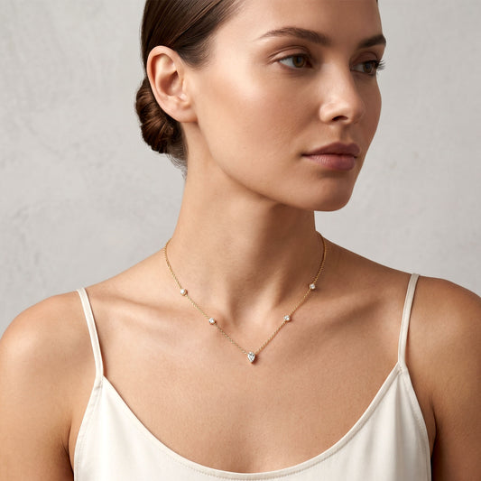 Floating Crystal Necklace