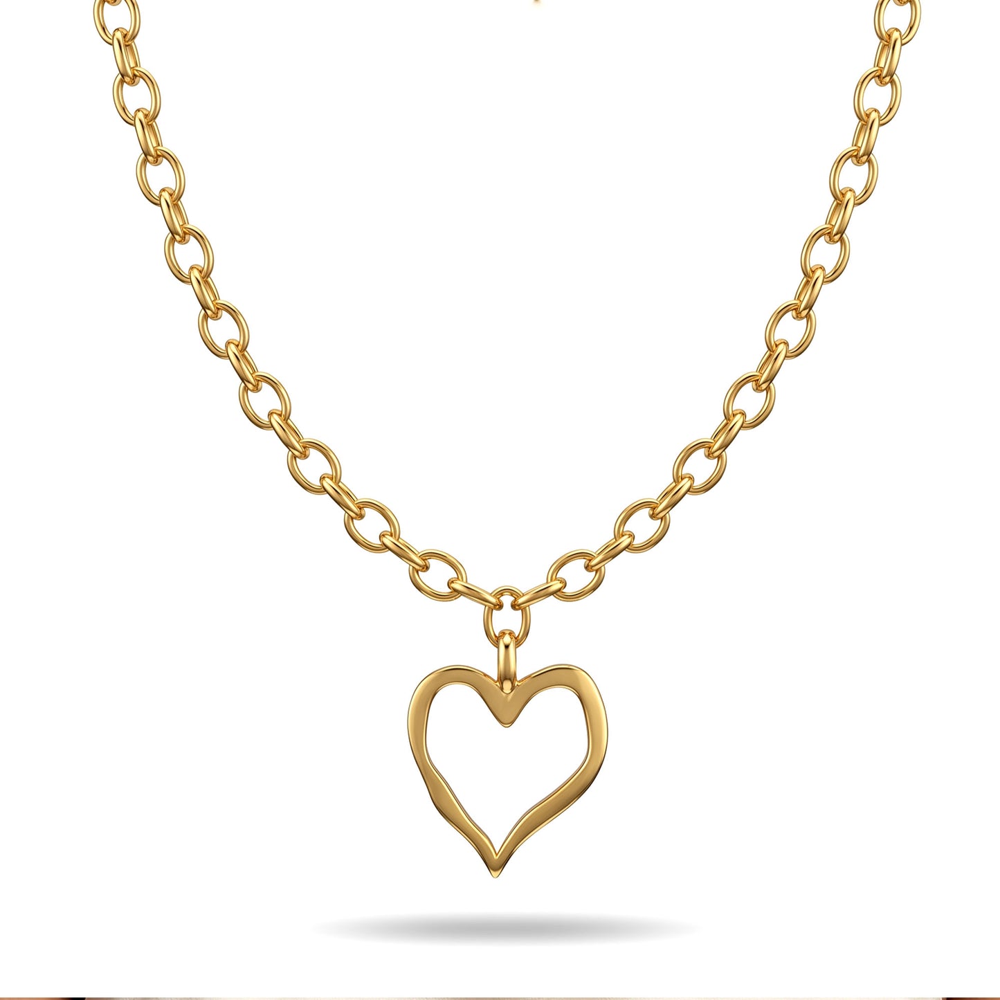 Chunky Heart Necklace