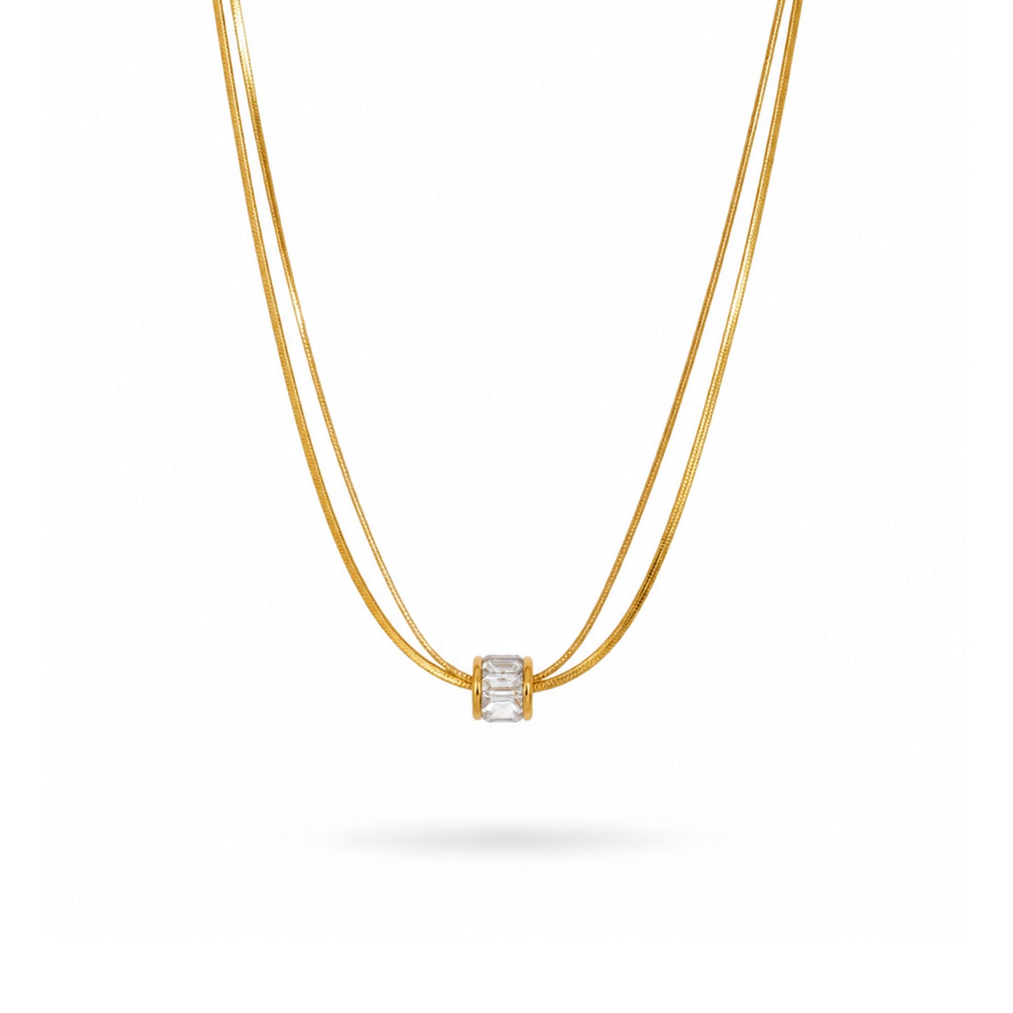 Radiant Barrel Necklace