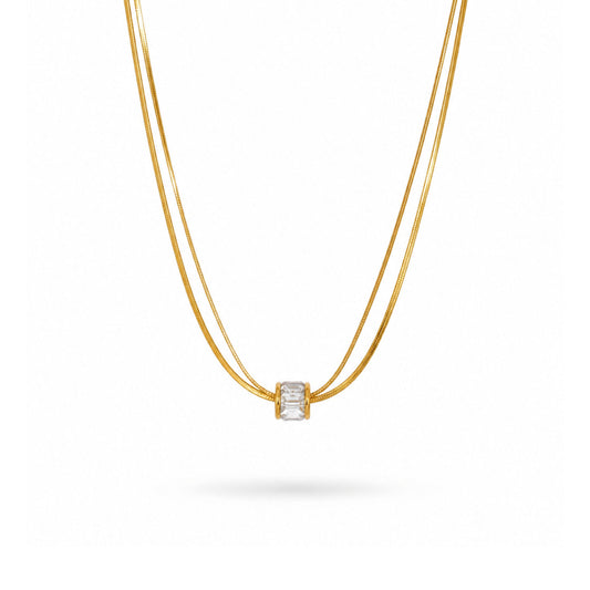 Radiant Barrel Necklace