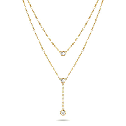 Layered Lariat Necklace