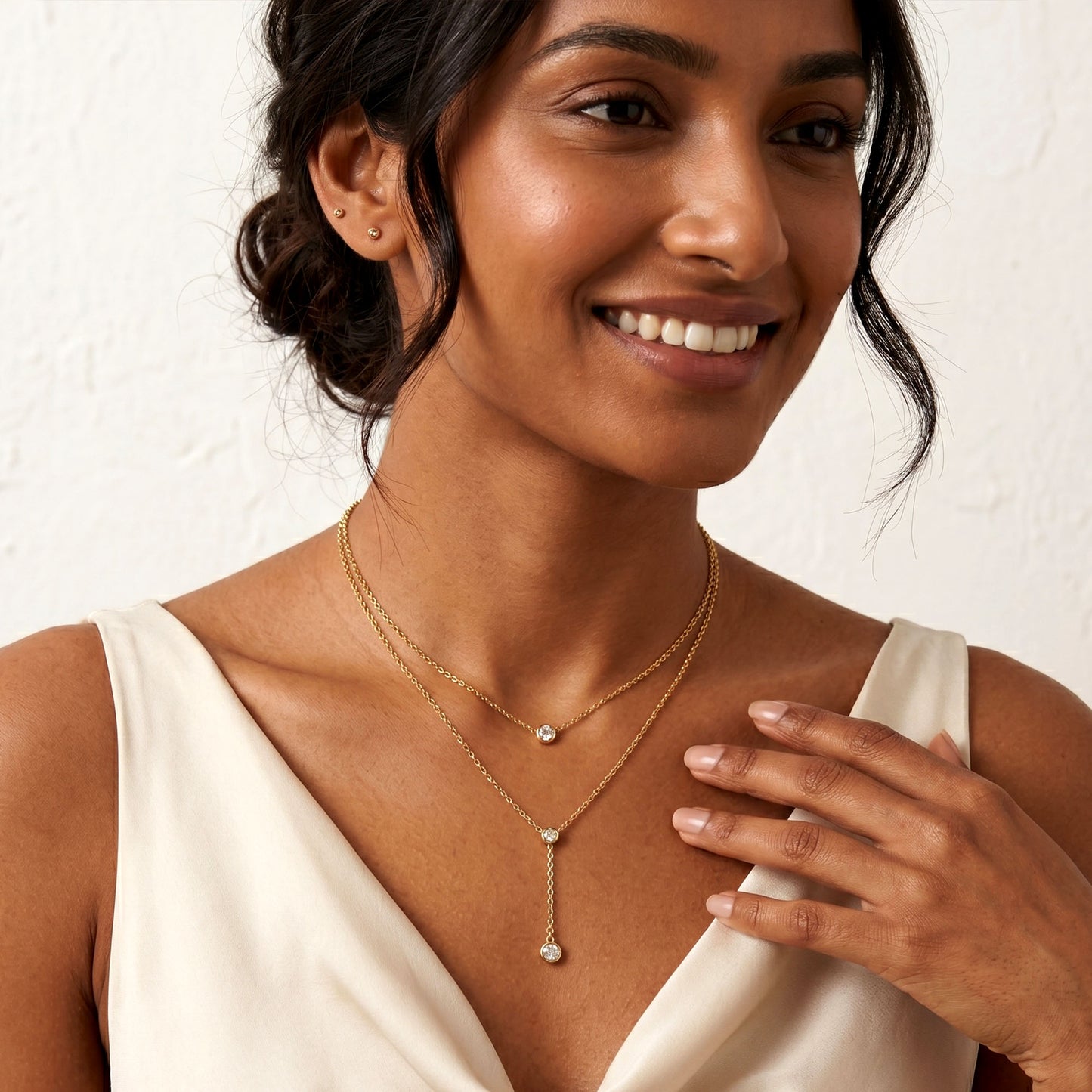 Layered Lariat Necklace