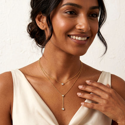 Layered Lariat Necklace