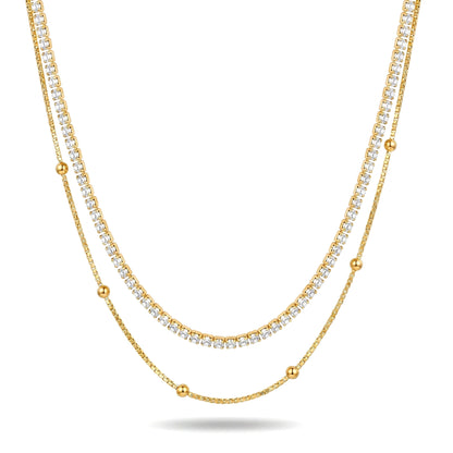 Classic Sparkle Layer Necklace