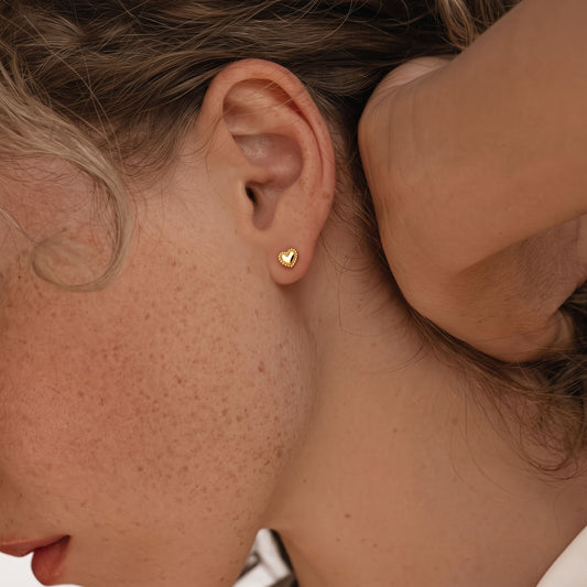 Mini Heart Studs