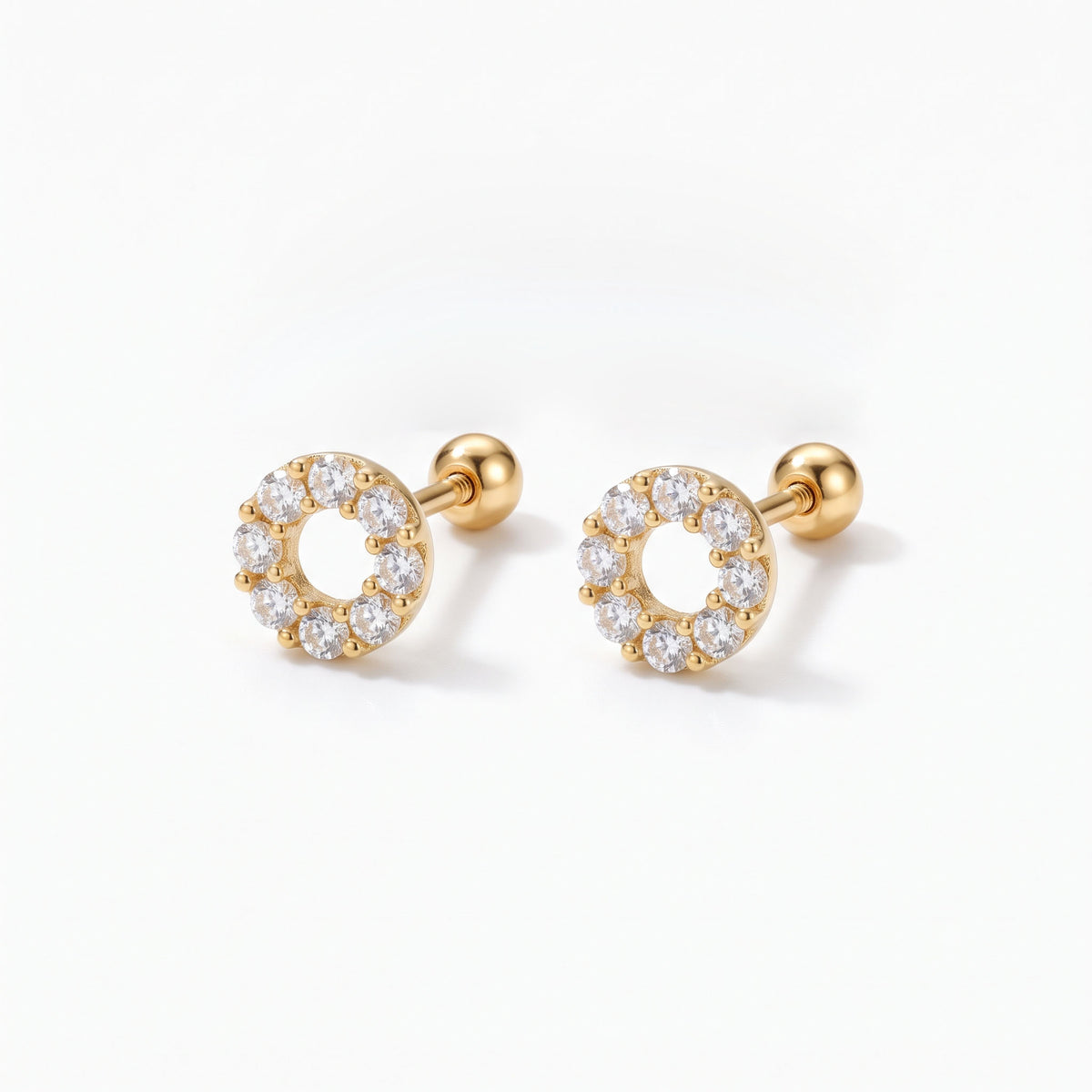 Mini Hollow Glow Studs