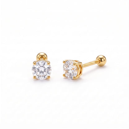 Solitaire Stone Studs- 5mm
