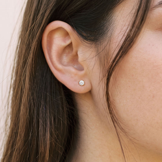 Solitaire Stone Studs- 5mm