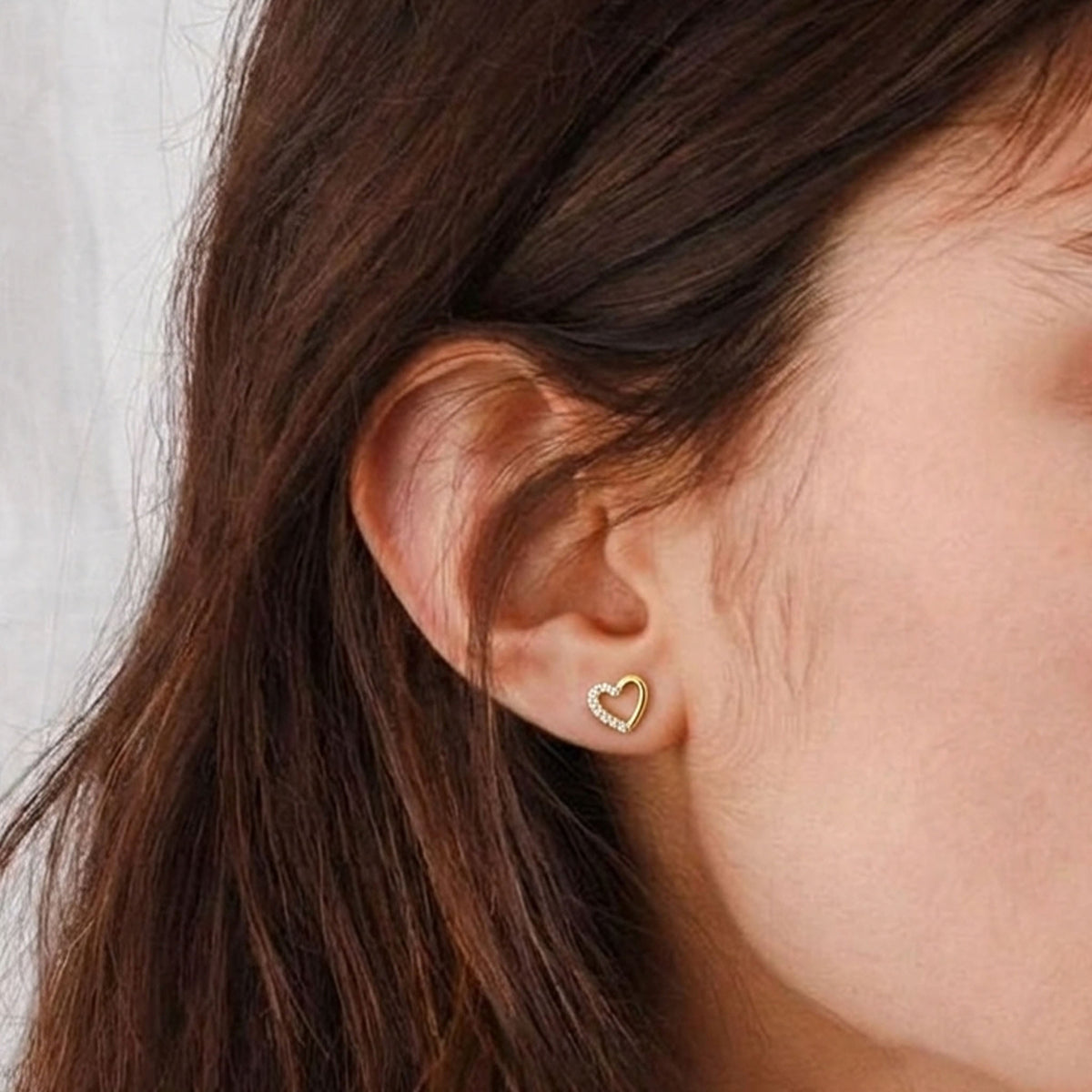 Forever Heart Studs