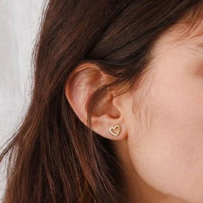 Forever Heart Studs
