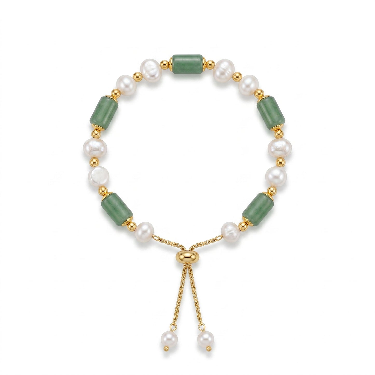 Jade Meadow Pearl Bracelet